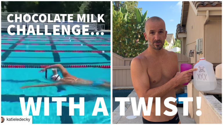 Attempting Katie Ledecky’s Chocolate Milk Challenge… With a Twist! (Parody)